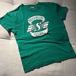 Green Roughriders Football T-Shirt